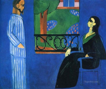 Conversation Fauvism Oil Paintings